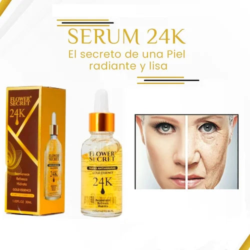 "OFERTA DORADA": SERUM FACIAL 24K GOLD 2x1